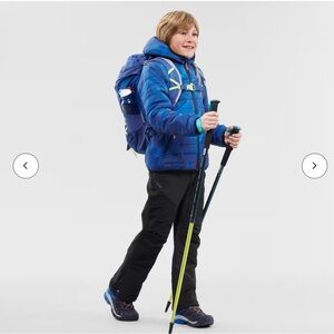 QUECHUA KIDS' PADDED HIKING JACKET - Youth 7 to 8 years old